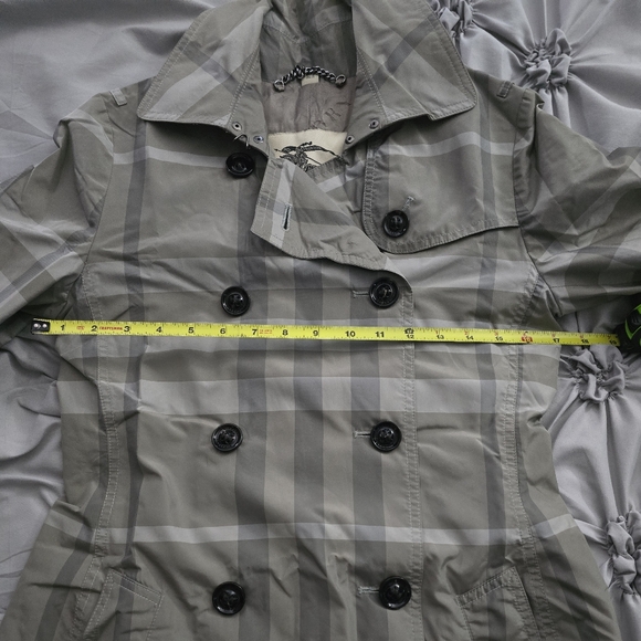 BURBERRY BRIT LONDON TRENCH COAT SIZE 4 - Picture 14 of 16